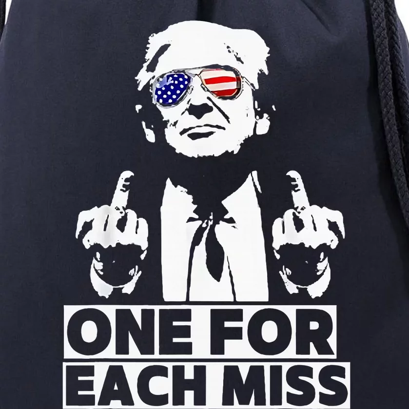 Trump One For Each Miss Patriotic Drawstring Bag