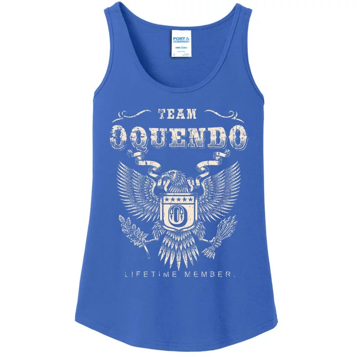 Team Oquendo Family Name Lifetime Ladies Essential Tank