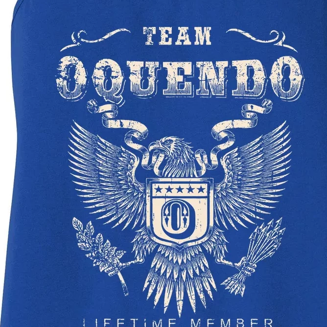 Team Oquendo Family Name Lifetime Women's Racerback Tank