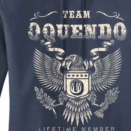 Team Oquendo Family Name Lifetime Women's Pullover Hoodie