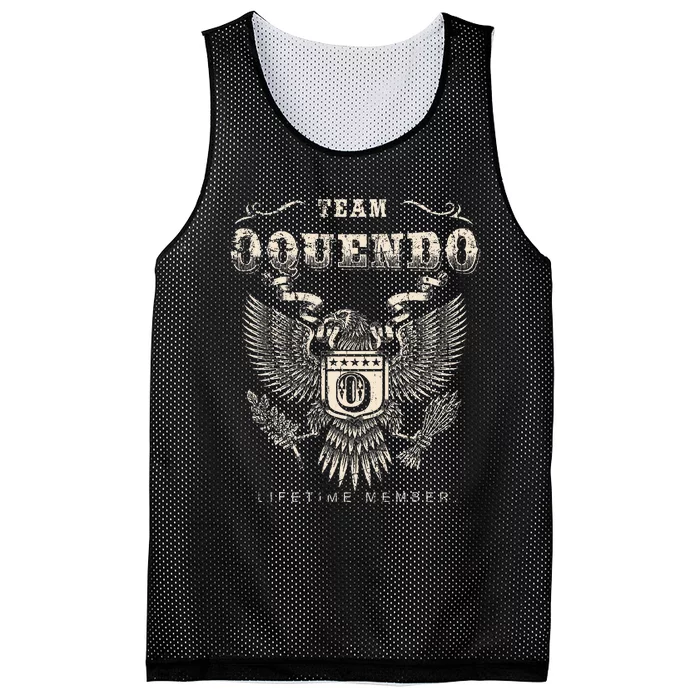 Team Oquendo Family Name Lifetime Member Mesh Reversible Basketball Jersey Tank