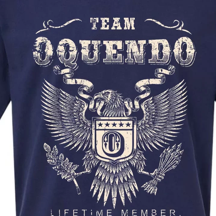 Team Oquendo Family Name Lifetime Member Sueded Cloud Jersey T-Shirt