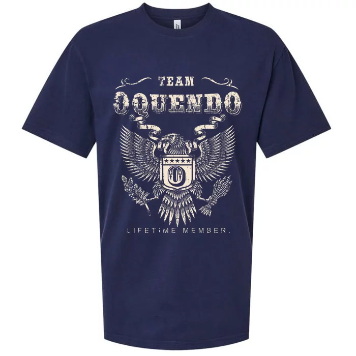 Team Oquendo Family Name Lifetime Member Sueded Cloud Jersey T-Shirt