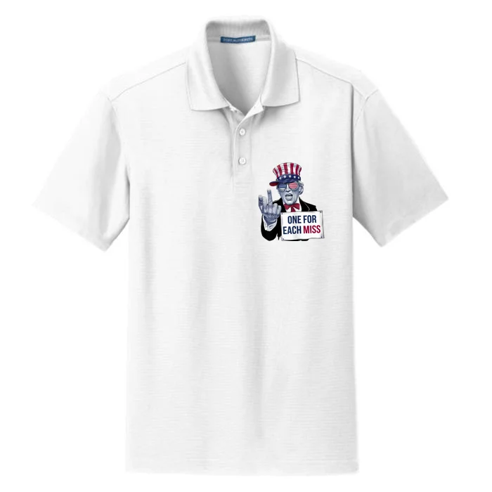 Trump One For Each Miss Dry Zone Grid Performance Polo