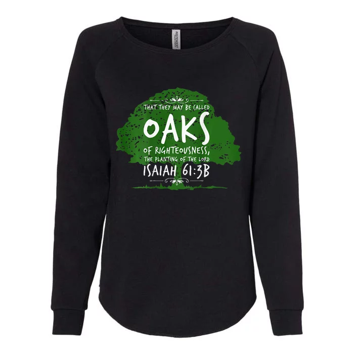 The Oaks Front And Back 2 Womens California Wash Sweatshirt