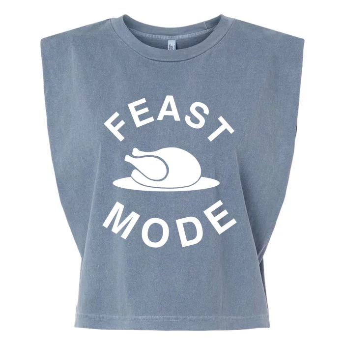 Thanksgiving Outfit Feast Mode Geek Gift Garment-Dyed Women's Muscle Tee