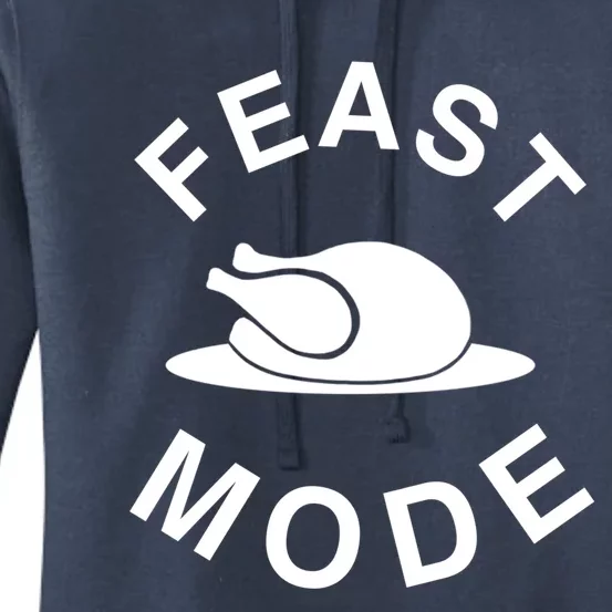 Thanksgiving Outfit Feast Mode Geek Gift Women's Pullover Hoodie