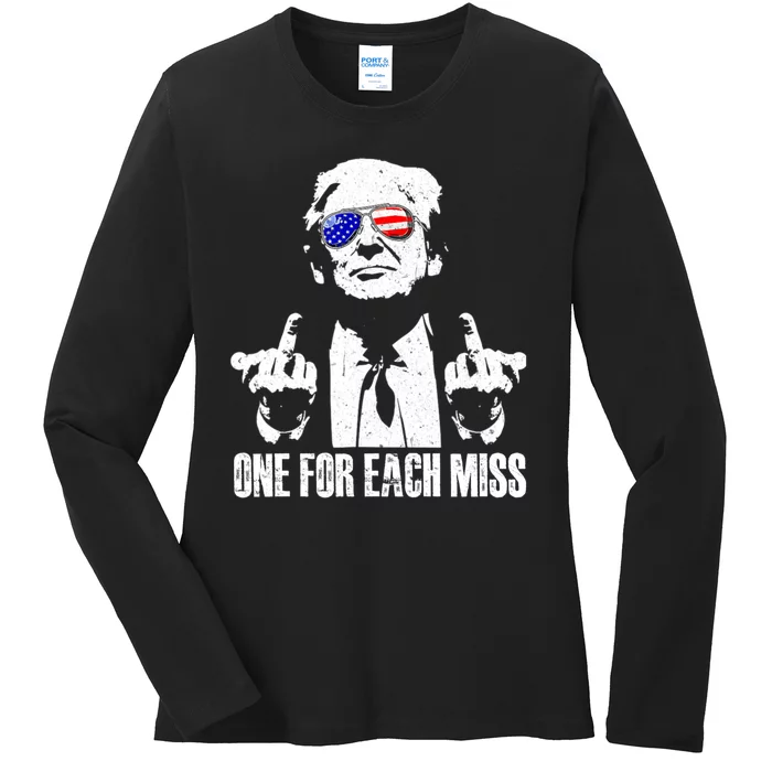 Trump One For Each Miss Ladies Long Sleeve Shirt