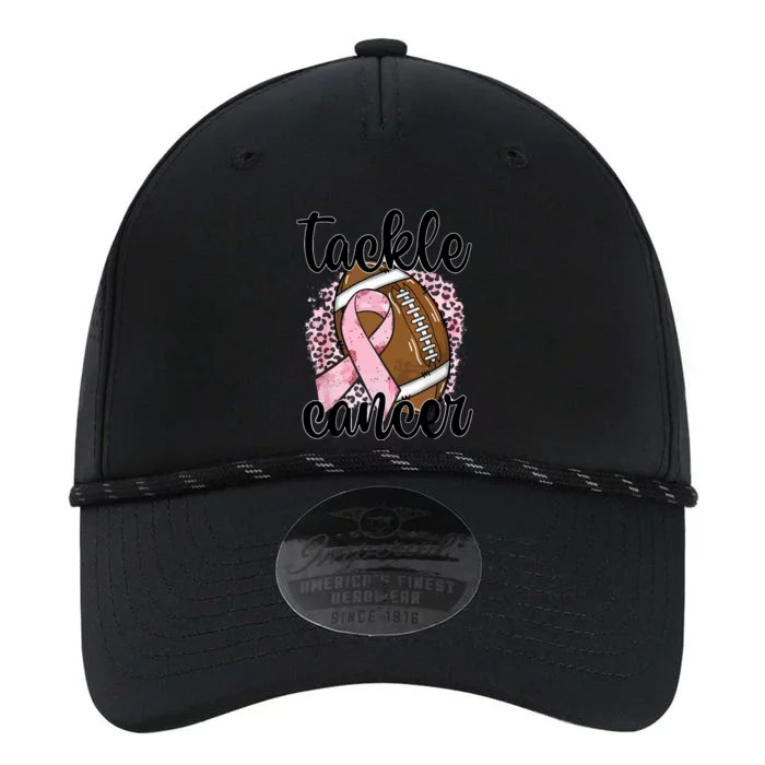 Tackle October Football Pink Ribbon Breast Cancer Awareness Gift Performance The Dyno Cap