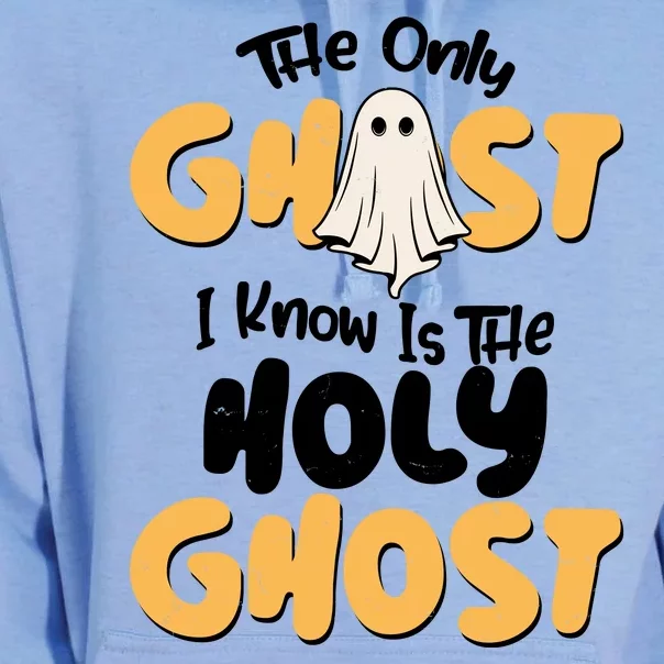 The Only Ghost I Know Is The Hold Ghost Christian Halloween Unisex Surf Hoodie