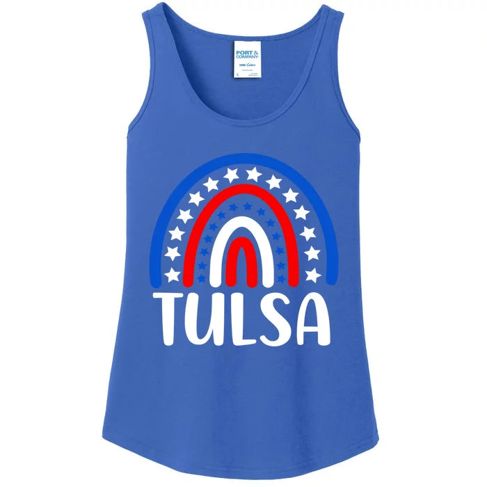 Tulsa Oklahoma Gift I Love Tulsa Oklahoma Usa Gift Ladies Essential Tank