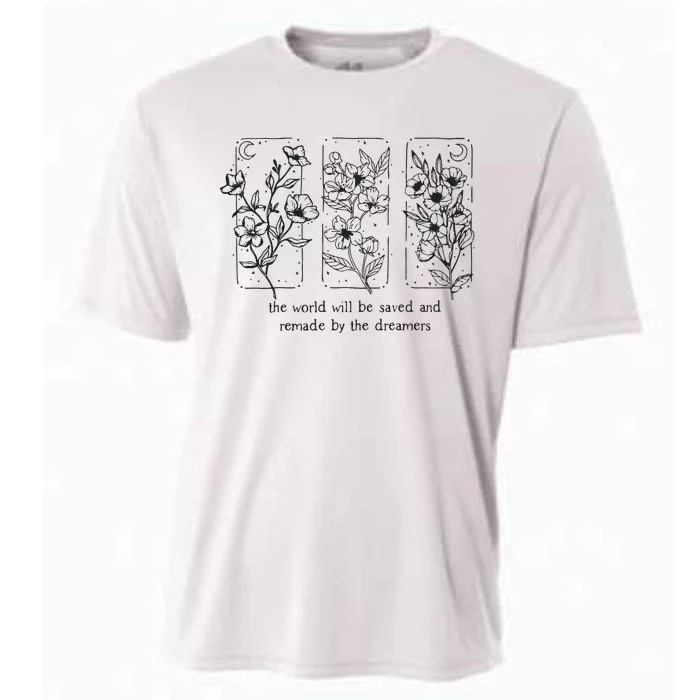 Throne Of Glass Flower Aelin Cooling Performance Crew T-Shirt