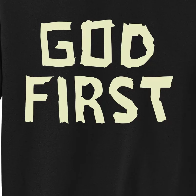 Taped Off God First Tall Sweatshirt