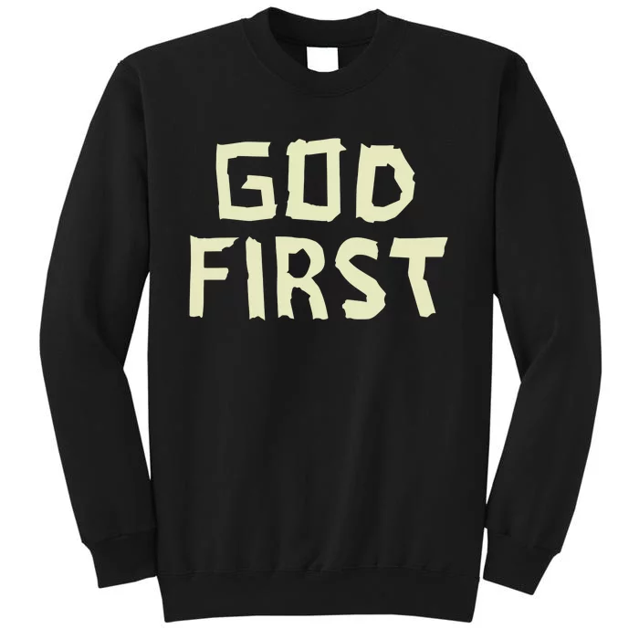 Taped Off God First Tall Sweatshirt