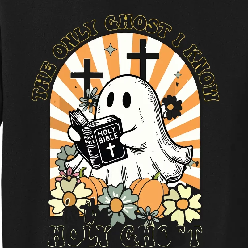 The Only Ghost I Know Is The Holy Ghost Funny Boo Bible Sweatshirt