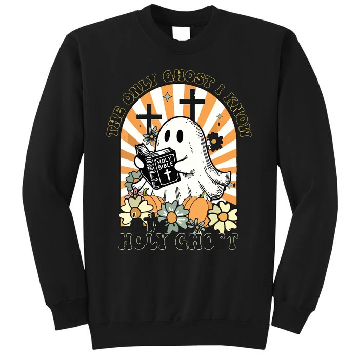 The Only Ghost I Know Is The Holy Ghost Funny Boo Bible Sweatshirt