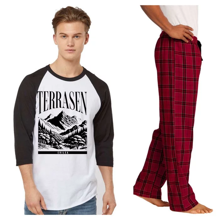 Throne Of Glass Merch Raglan Sleeve Pajama Set