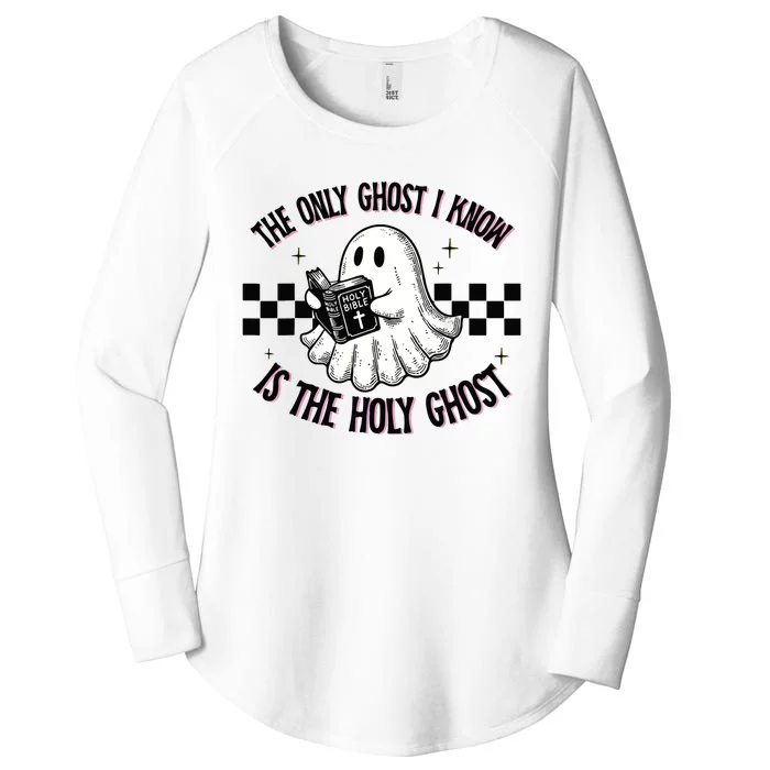 The Only Ghost I Know Is The Holy Ghost Women's Perfect Tri Tunic Long Sleeve Shirt