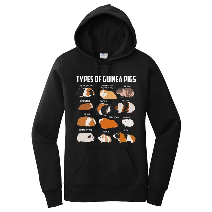 Types Of Guinea Pigs Owner Cool Animal Xmas Gift Women's Pullover Hoodie