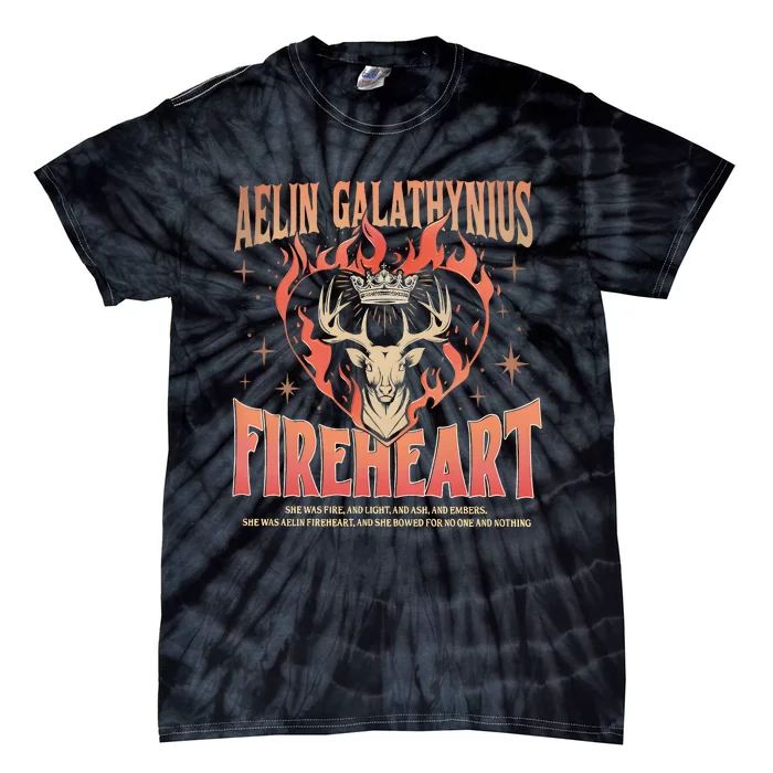 Throne Of Glass Aelin Galathynius Tie-Dye T-Shirt