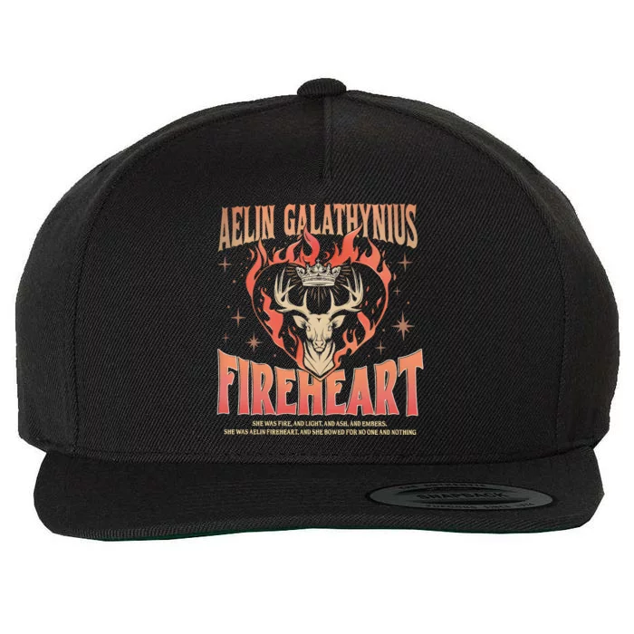 Throne Of Glass Aelin Galathynius Wool Snapback Cap