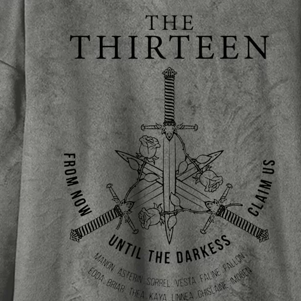 Throne Of Glass The Thirteen For Terrasen Hooded Wearable Blanket