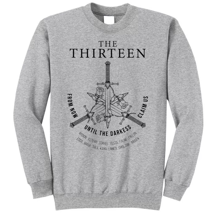 Throne Of Glass The Thirteen For Terrasen Tall Sweatshirt