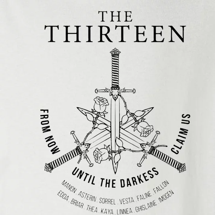 Throne Of Glass The Thirteen For Terrasen Toddler Long Sleeve Shirt