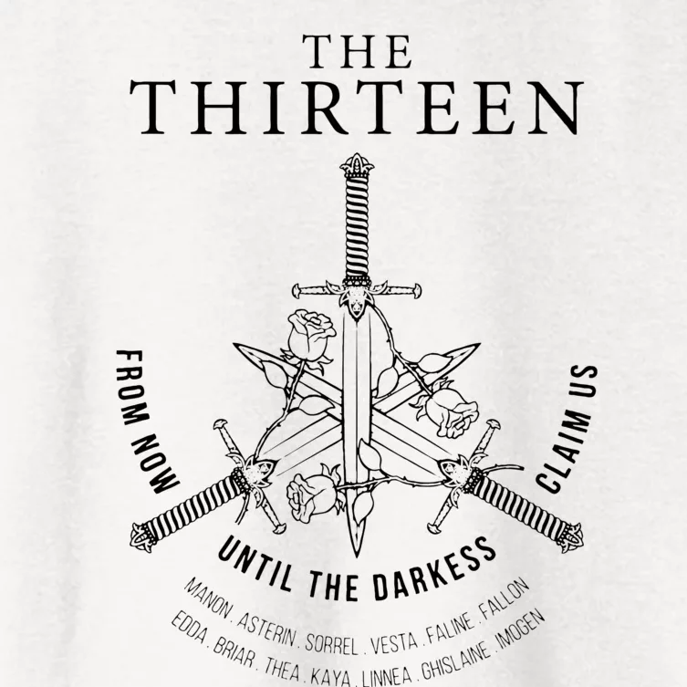 Throne Of Glass The Thirteen For Terrasen Women's Crop Top Tee