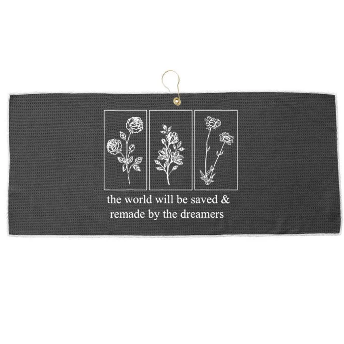 Throne Of Glass Flower Aelin Large Microfiber Waffle Golf Towel