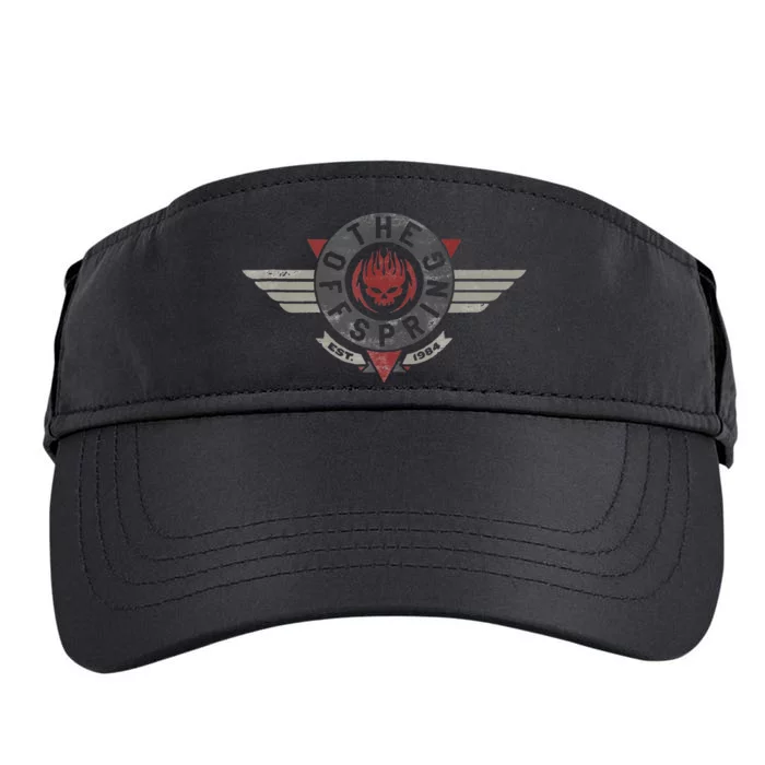 The Offspring Geometric Wings Logo Adult Drive Performance Visor