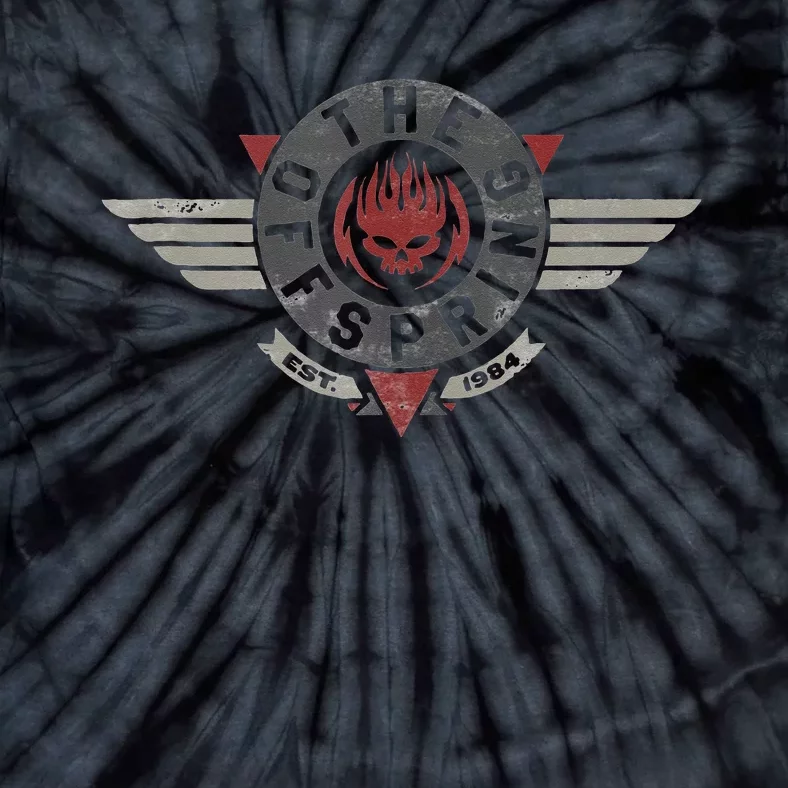 The Offspring Geometric Wings Logo Tie-Dye T-Shirt