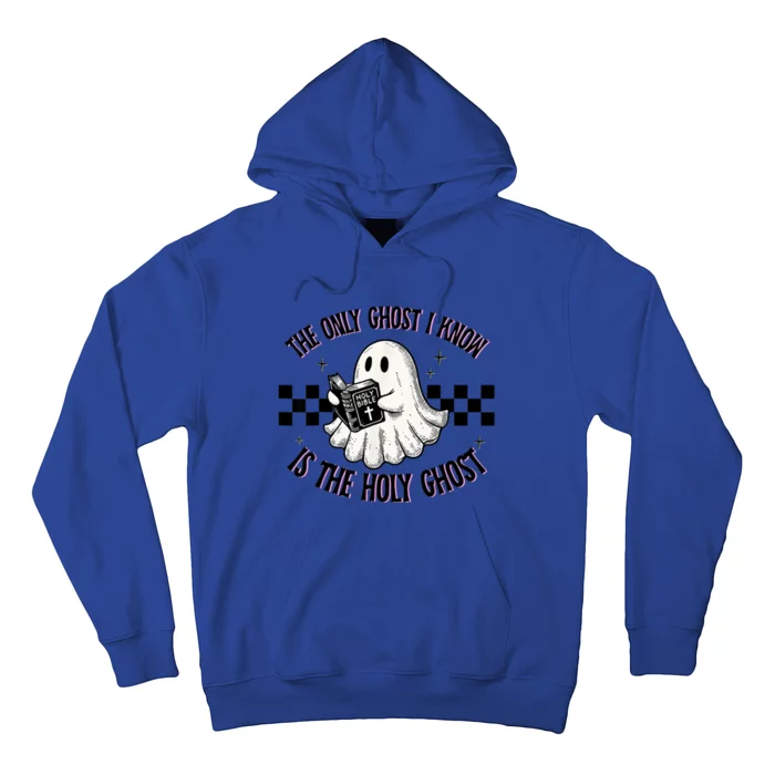 The Only Ghost I Know Is The Holy Ghost Funny Boo Bible Hoodie