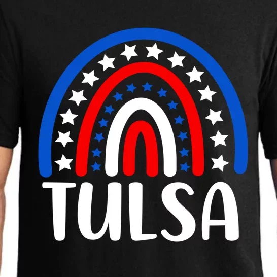 Tulsa Oklahoma Gift I Love Tulsa Oklahoma Usa Gift Pajama Set