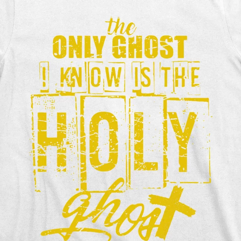 The Only Ghost I Know is The Holy Ghost Halloween Costume T-Shirt