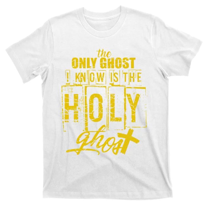 The Only Ghost I Know is The Holy Ghost Halloween Costume T-Shirt