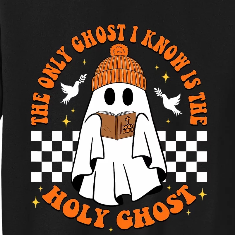 The Only Ghost I Know Is The Holy Ghost Halloween Boo Bible Sweatshirt