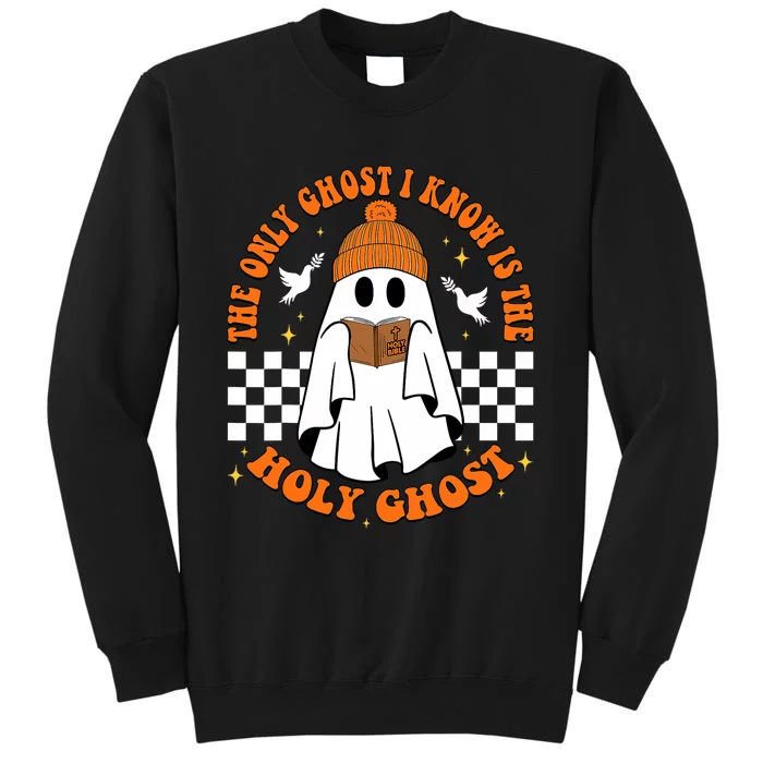 The Only Ghost I Know Is The Holy Ghost Halloween Boo Bible Sweatshirt