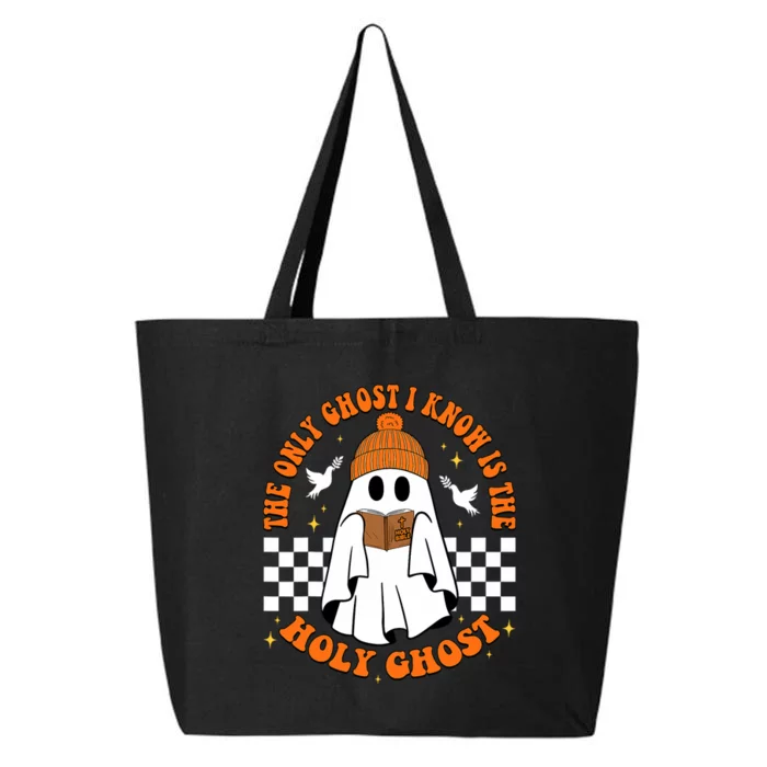 The Only Ghost I Know Is The Holy Ghost Halloween Boo Bible 25L Jumbo Tote