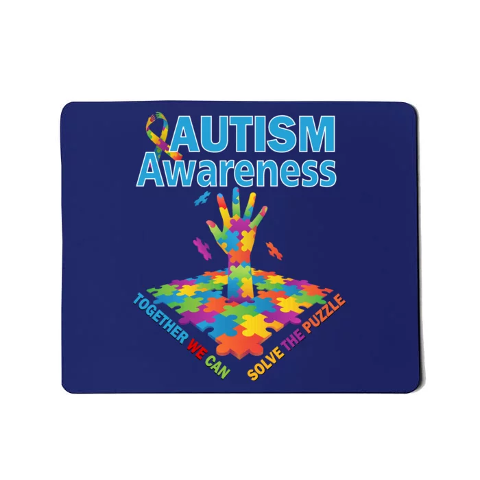 Together We Can Solve The Puzzle Autism Awareness Mousepad