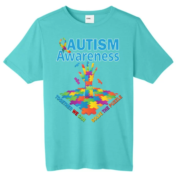 Together We Can Solve The Puzzle Autism Awareness ChromaSoft Performance T-Shirt