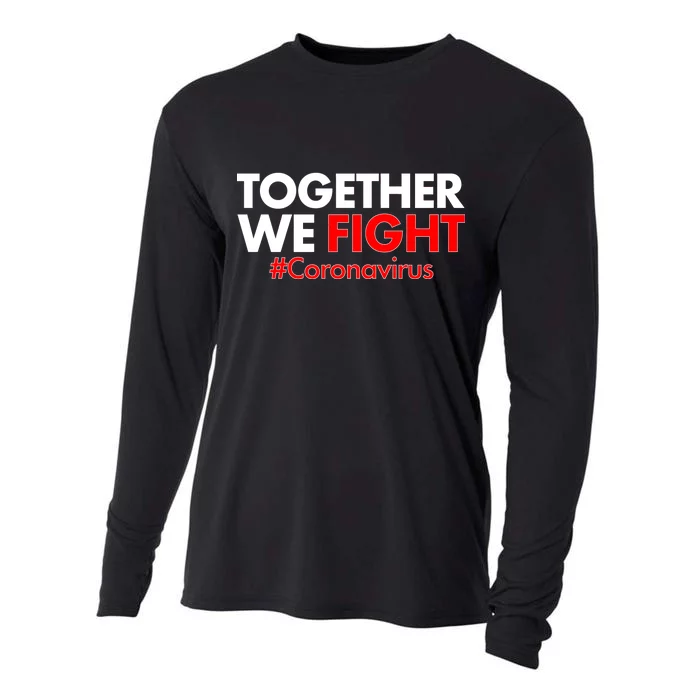 Together We Fight #Coronavirus Support Cooling Performance Long Sleeve Crew