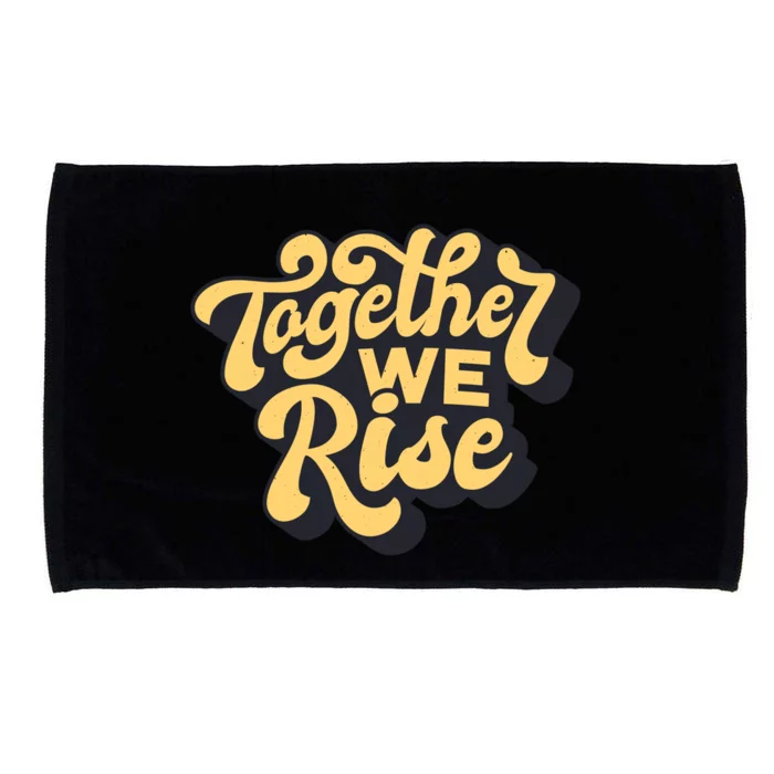 Together We Rise Retro Microfiber Hand Towel