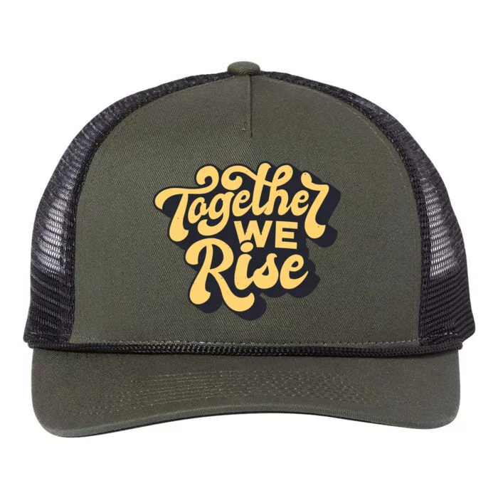 Together We Rise Retro Retro Rope Trucker Hat Cap