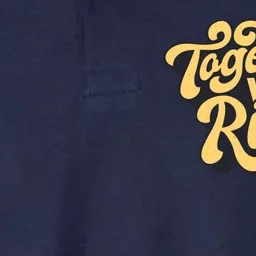 Together We Rise Retro Softstyle Adult Sport Polo