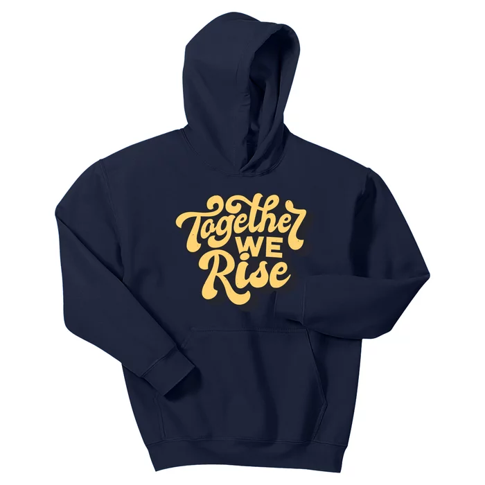 Together We Rise Retro Kids Hoodie