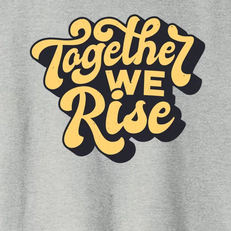 Together We Rise Retro Women's Crop Top Tee