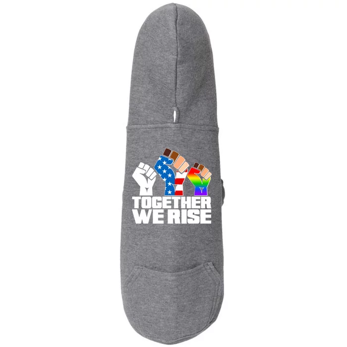 Together We Rise Unity Doggie 3-End Fleece Hoodie