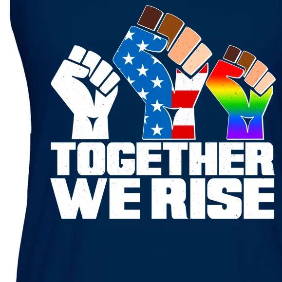 Together We Rise Unity Ladies Essential Flowy Tank