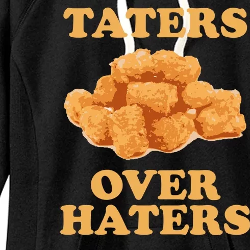 Taters Over Haters Funny Food Women's Fleece Hoodie